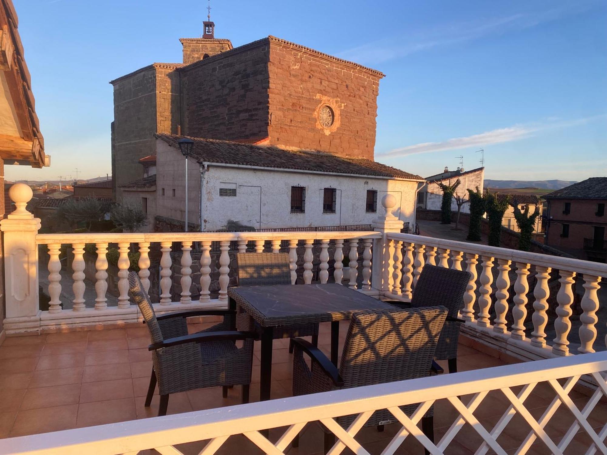 Casa Rural La Plaza Azofra Esterno foto